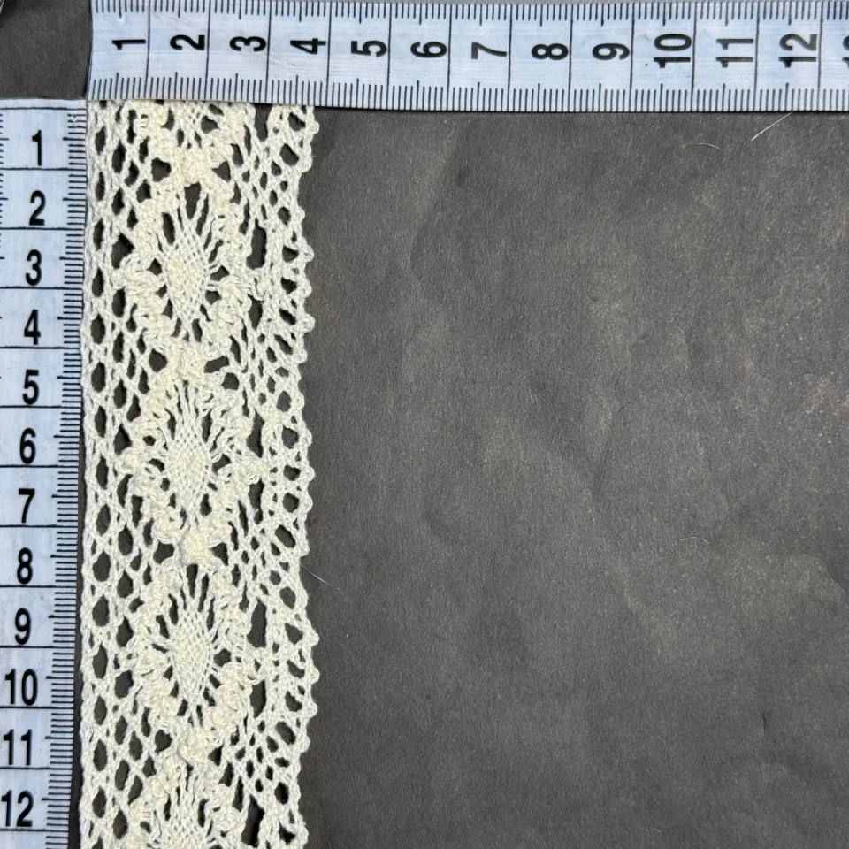 Мереживо макраме 6169 4,5 см..(100 ярдів/91,4 м.), молочний