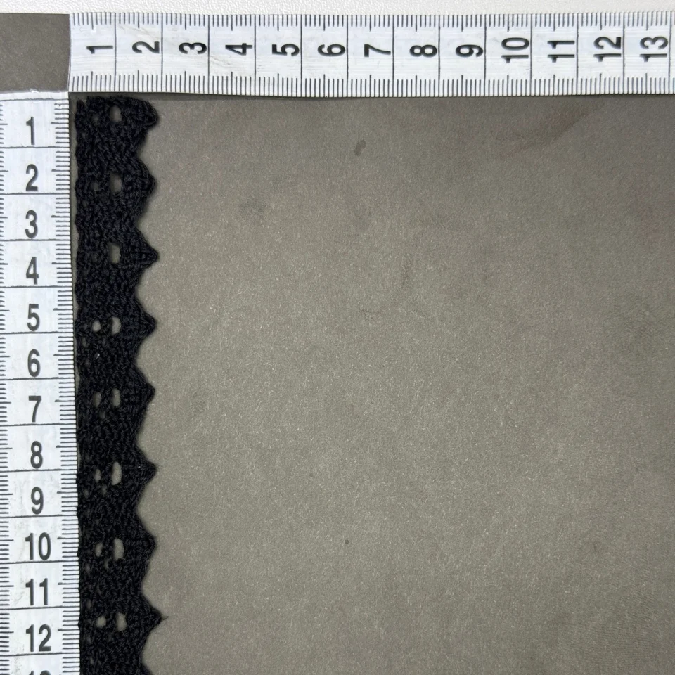 Мереживо макраме 8284 2см.(300 ярдів/274,3 м.), чорний