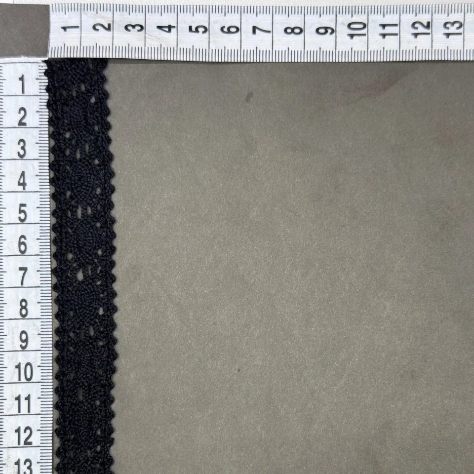 Мереживо макраме 5115 2,5 см.(300 ярдів/274,3 м.), чорний