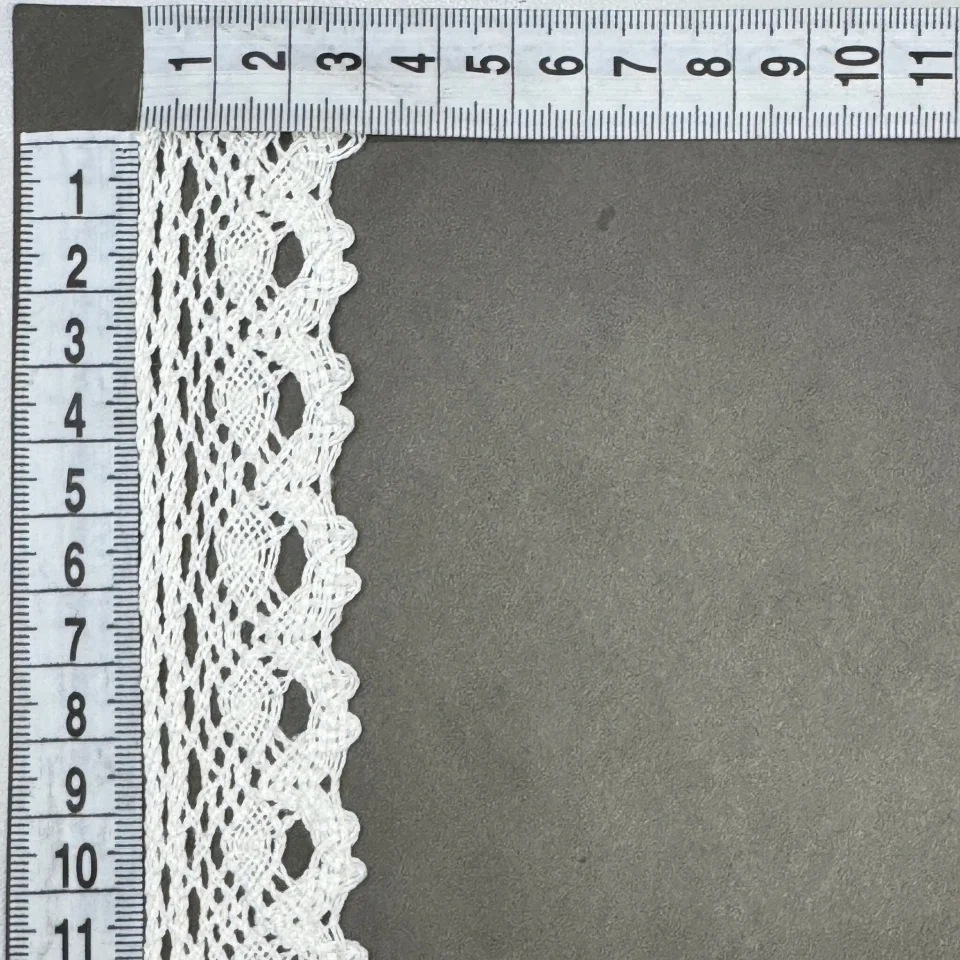 Мереживо макраме 5160 2,8 см (200 ярдів/182,8 м.) , молочний