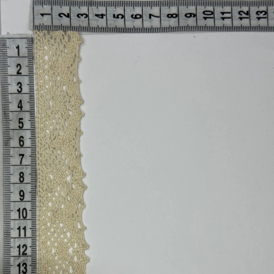 Мереживо макраме 8467 2,5 см (200 ярдів/182,8 м.), бежевий