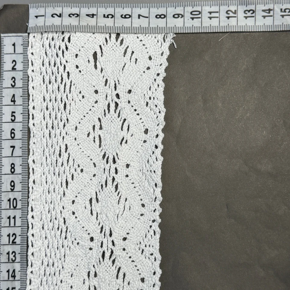 Мереживо макраме А6128 (50 ярдів/45,7 м), білий