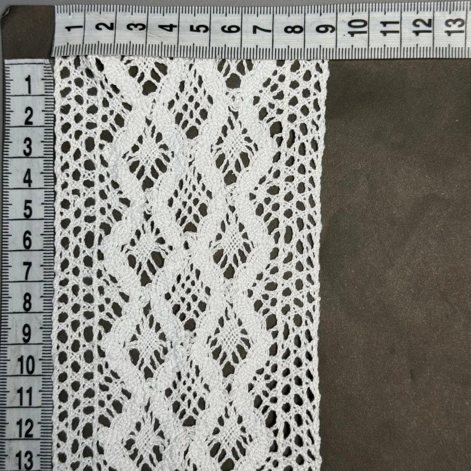 Мереживо макраме 7979 9.5 см(50 ярдів/45,7 м.), білий