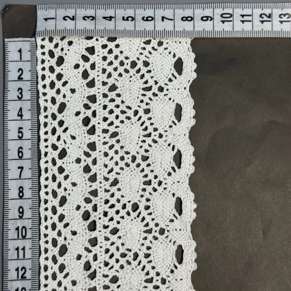 Мереживо макраме 7930 7,5 см.(50 ярдів/45,7 м), молочний