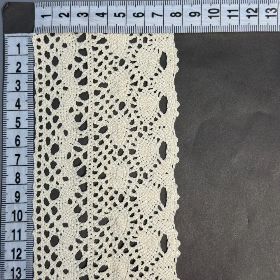 Мереживо макраме 7930 7,5 см.(50 ярдів/45,7 м), бежевий