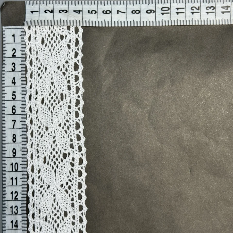 Мереживо макраме 6284 4 см (100 ярдів/91,4 м.), білий