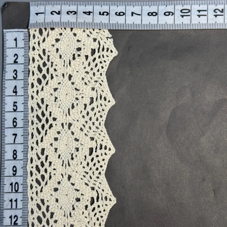 Мереживо макраме 8083 5.5 см.(50 ярдів/45,7 м.), бежевий