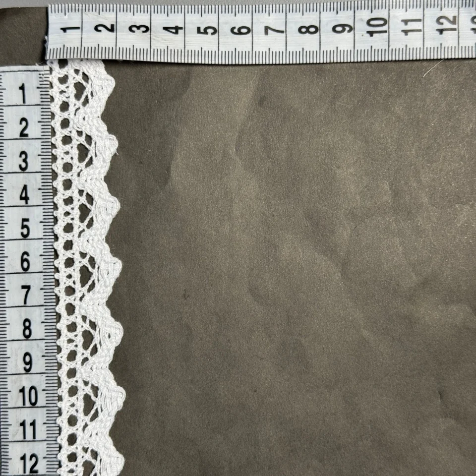 Мереживо макраме 11-2 2 см.(200 ярдів/182,8 м.), білий