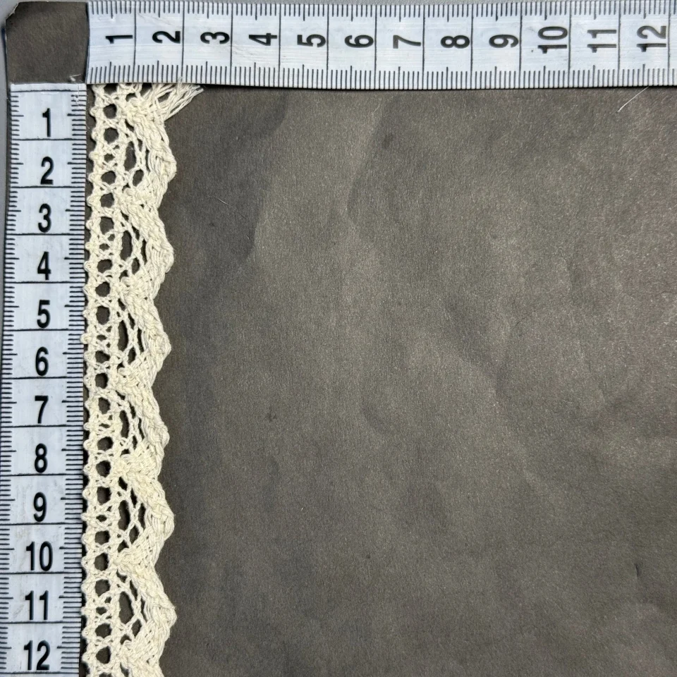 Мереживо макраме 11-2 2 см.(200 ярдів/182,8 м.), бежевий
