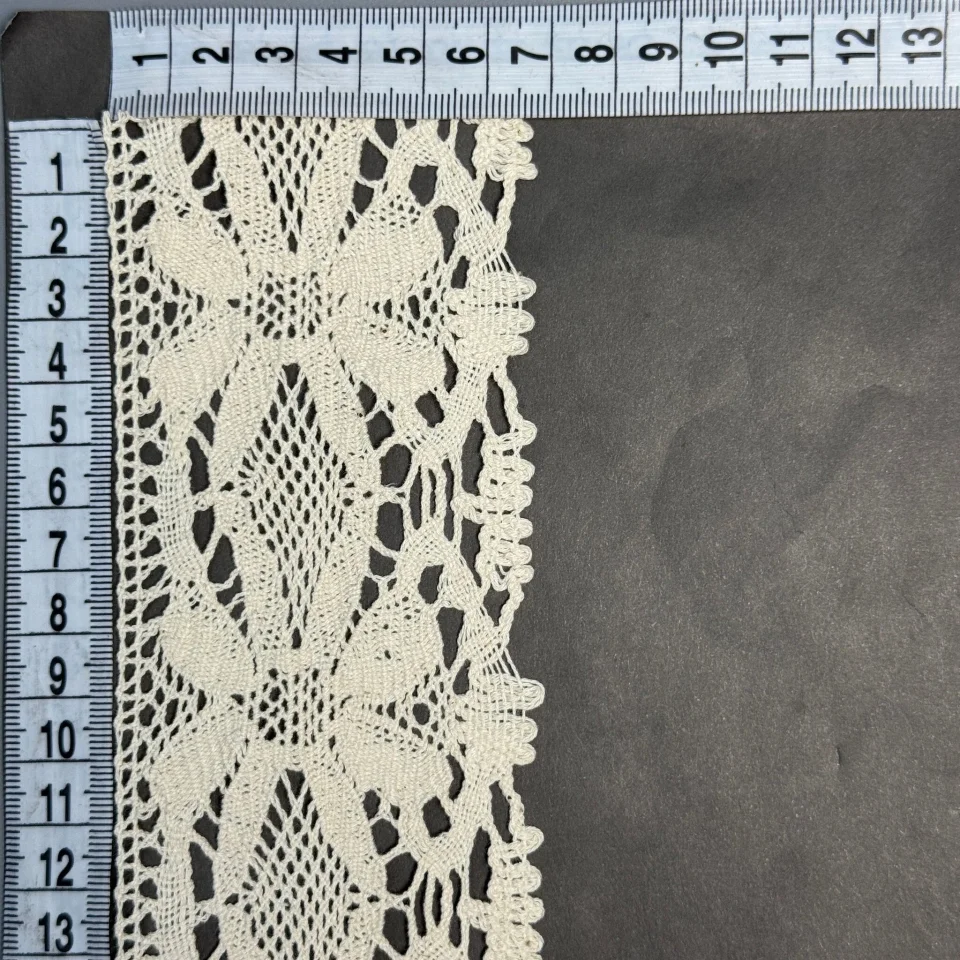 Мереживо макраме 12-3 7 см.(100 ярдів/91,4 м.), бежевий