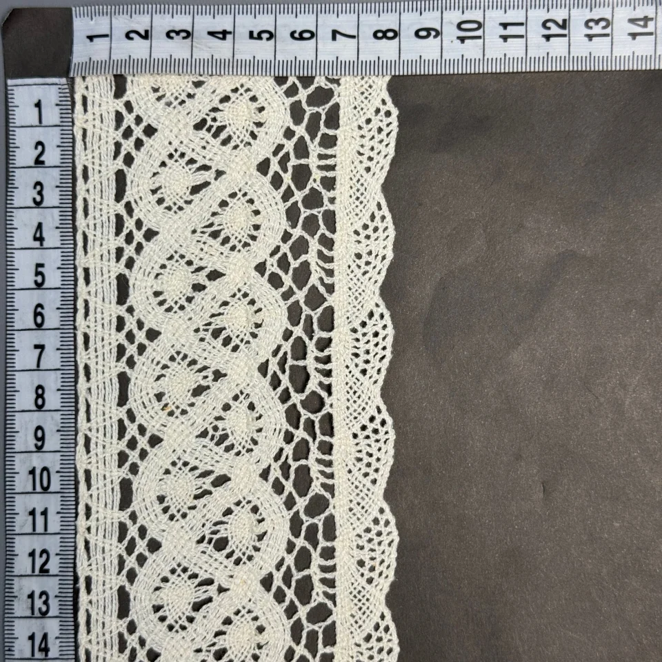 Мереживо макраме 12-4 8 см.(100 ярдів/91,4 м.), бежевий