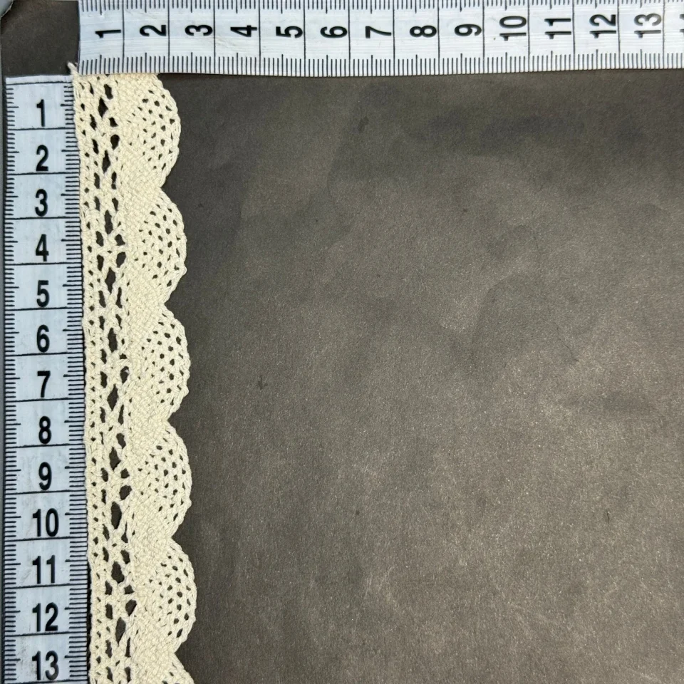 Мереживо макраме 13-4 2 см.(200 ярдів/182,8 м.), бежевий