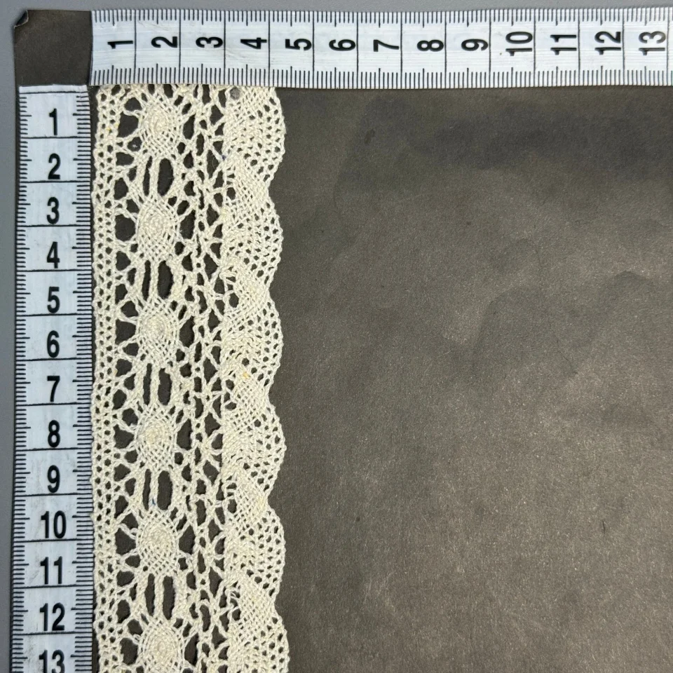 Мереживо макраме 8547 4 см (200 ярдів/182,8 м.), бежевий