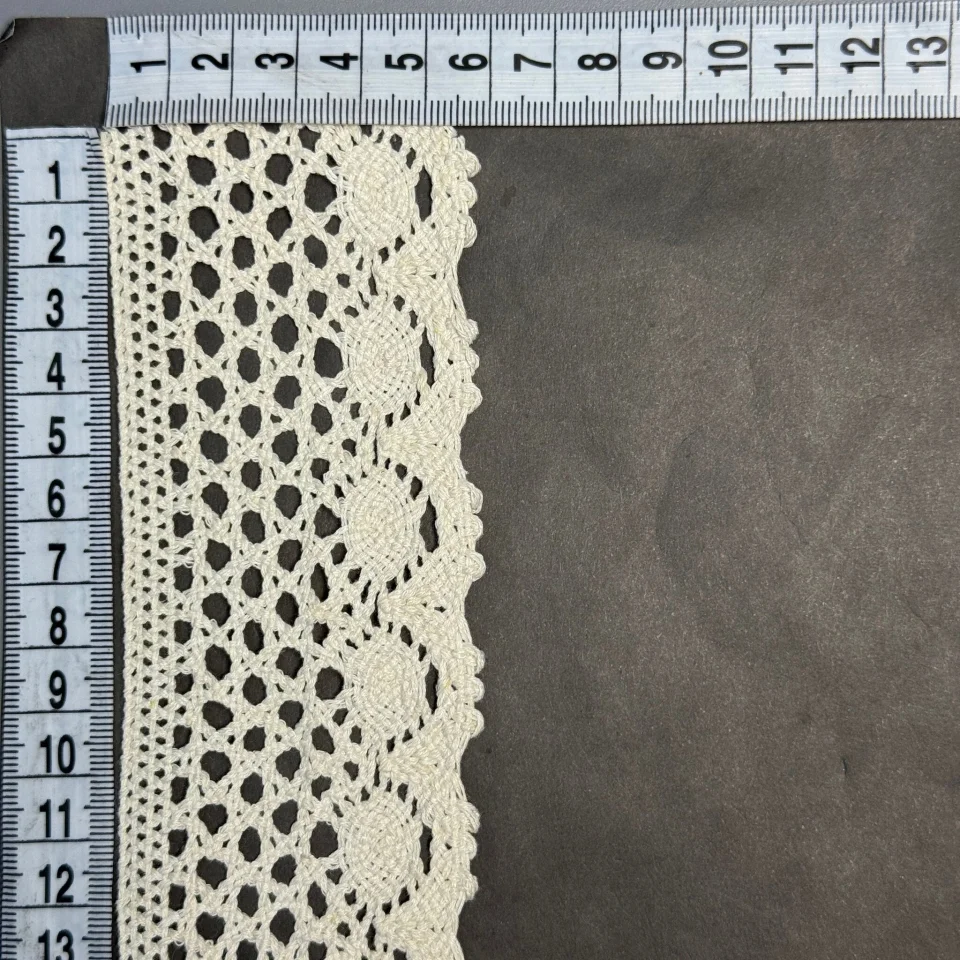 Мереживо макраме 8577 6 см (100 ярдів/91,4 м.), бежевий