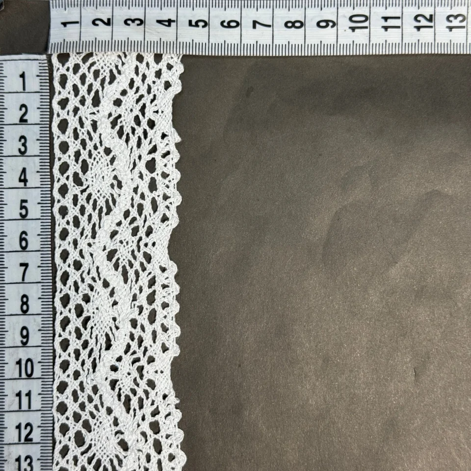 Мереживо макраме 5669 5 см (200 ярдів/182,8 м), білий