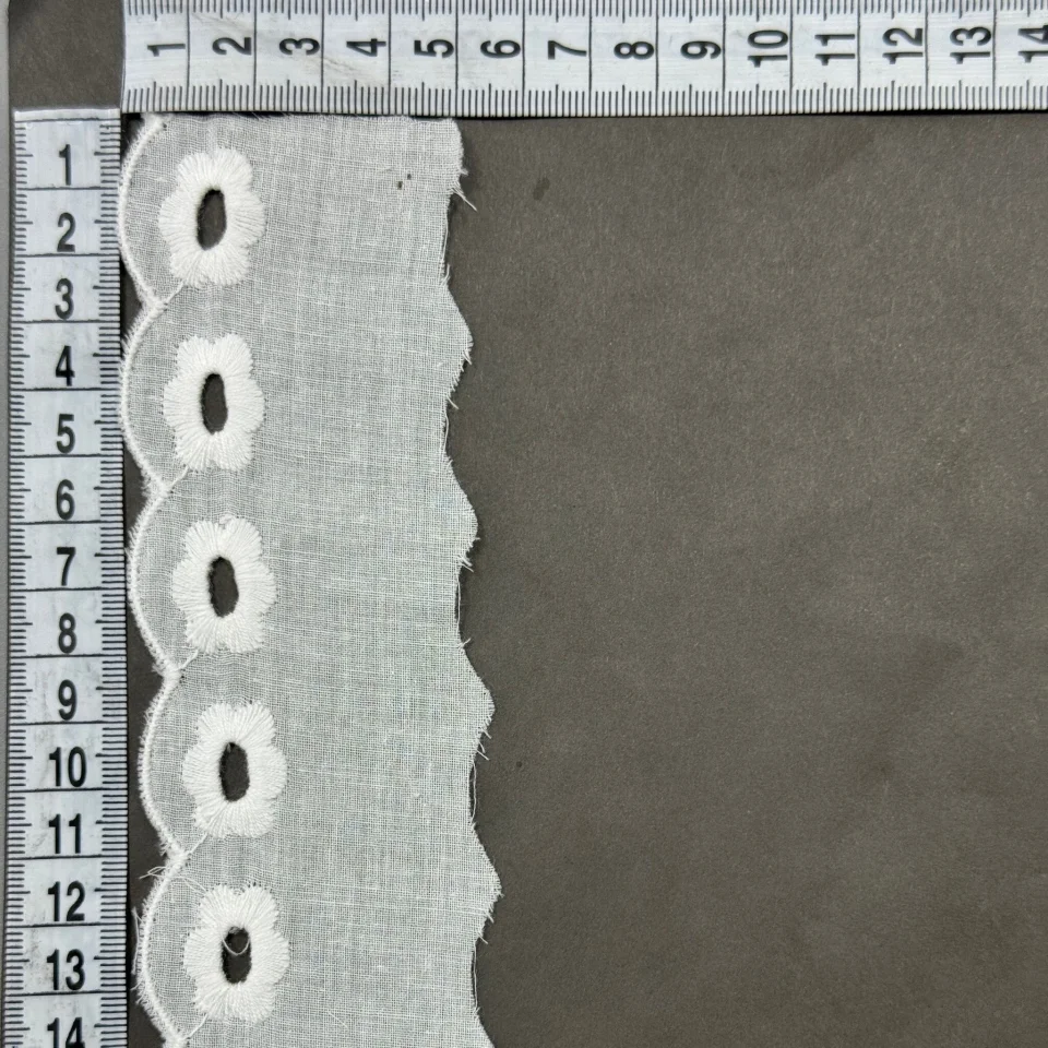 Мереживо прошва 8060 5 см.(300 ярдів/274,3 м.), Білий