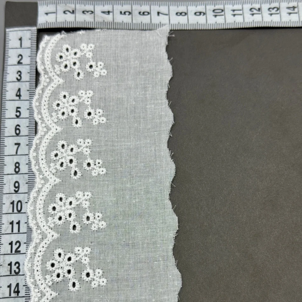 Мереживо прошва 7080 7 см.(150 ярдів/137,16 м.), білий