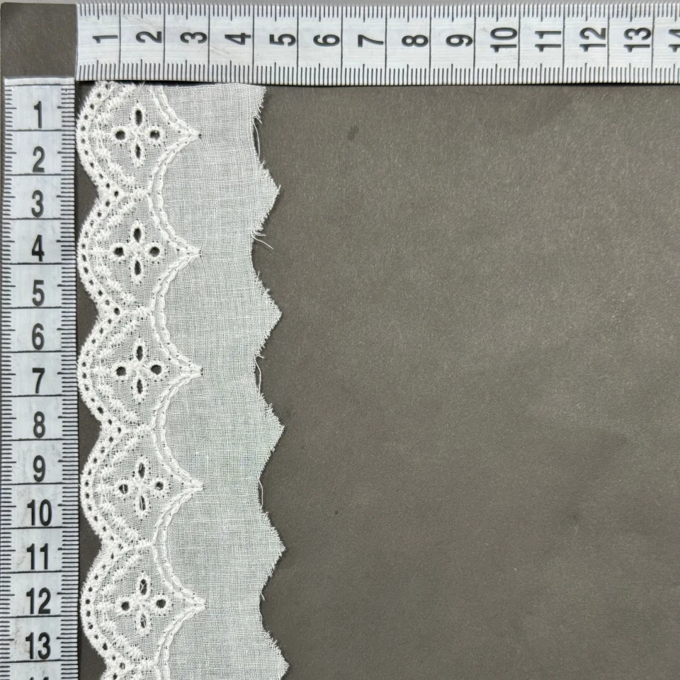 Мереживо прошва 6055 4 см(300 ярдів/274,32 м.), Білий