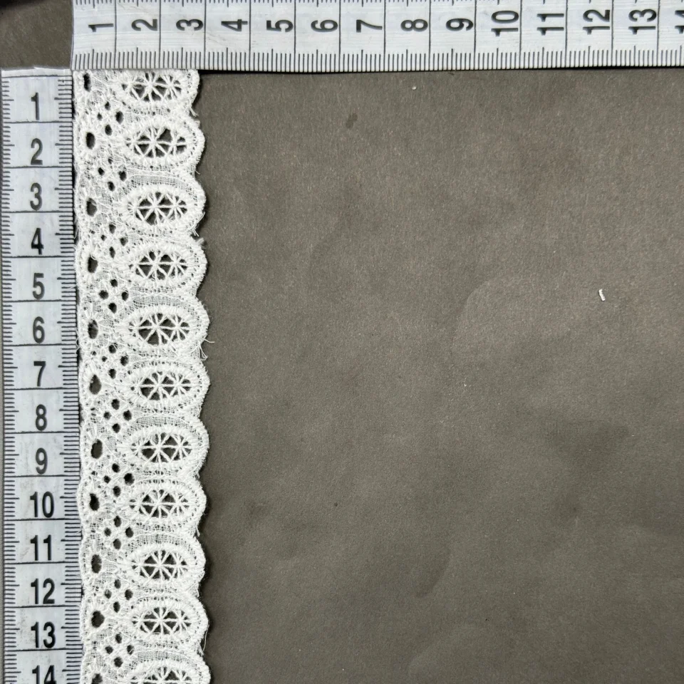 Мереживо прошва 8085 без краю 3 см. (30 ярдів/27,4 м.), білий