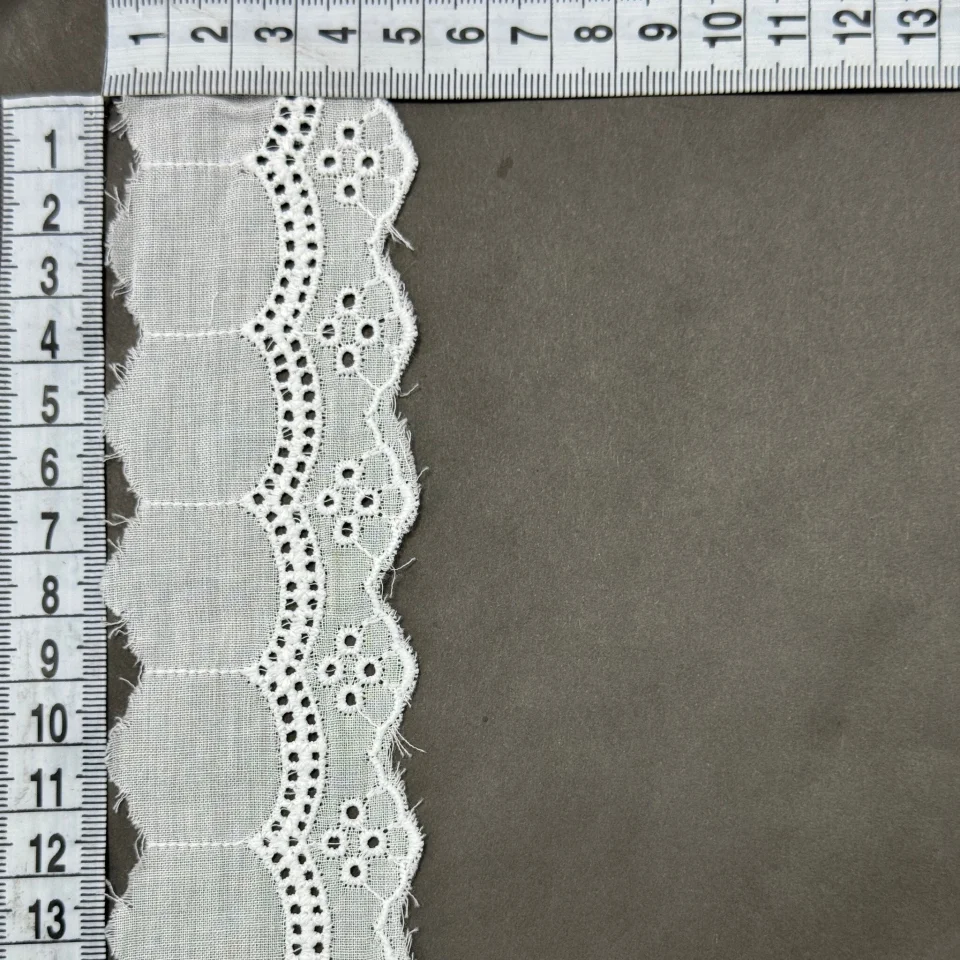 Мереживо прошва А13 3 см.(15 ярдів/13,7 м.), білий