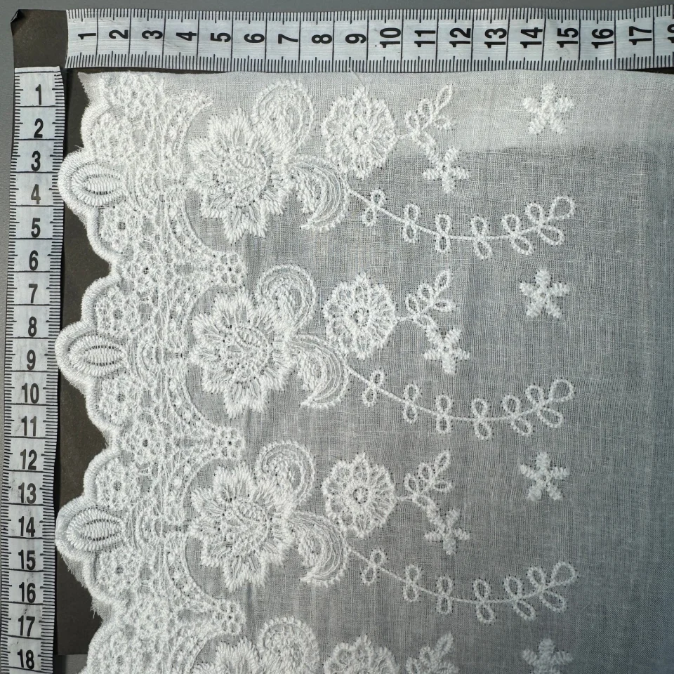 Мереживо прошва 0320071 23 см (50 ярдів/45,72 м.), натуральний