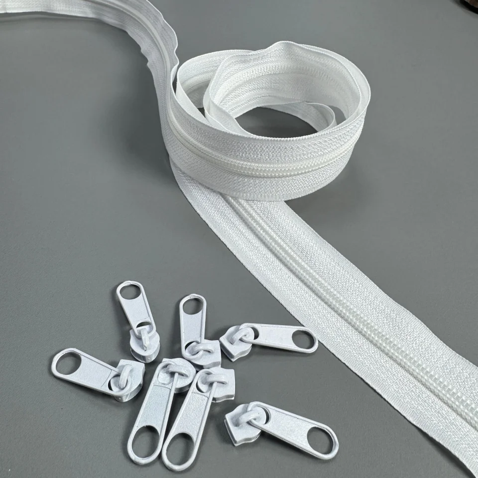 Бігунок для блискавки Т5 1000 шт., білий