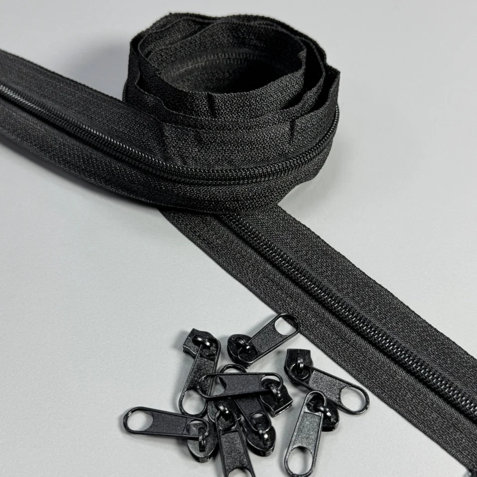 Бігунок для блискавки Т5 1000 шт., чорний