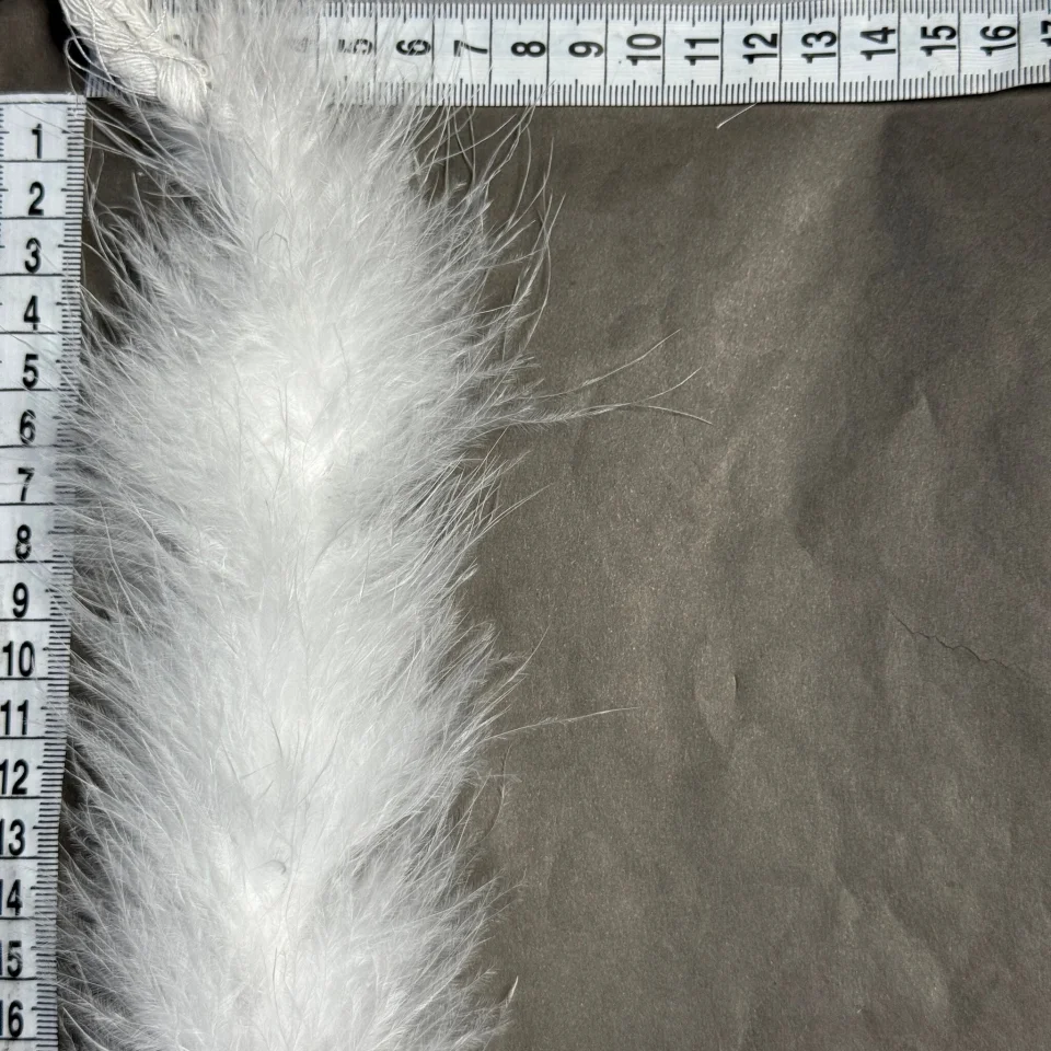 Пір'я боа 14 гр. (2 метра), 35 білий