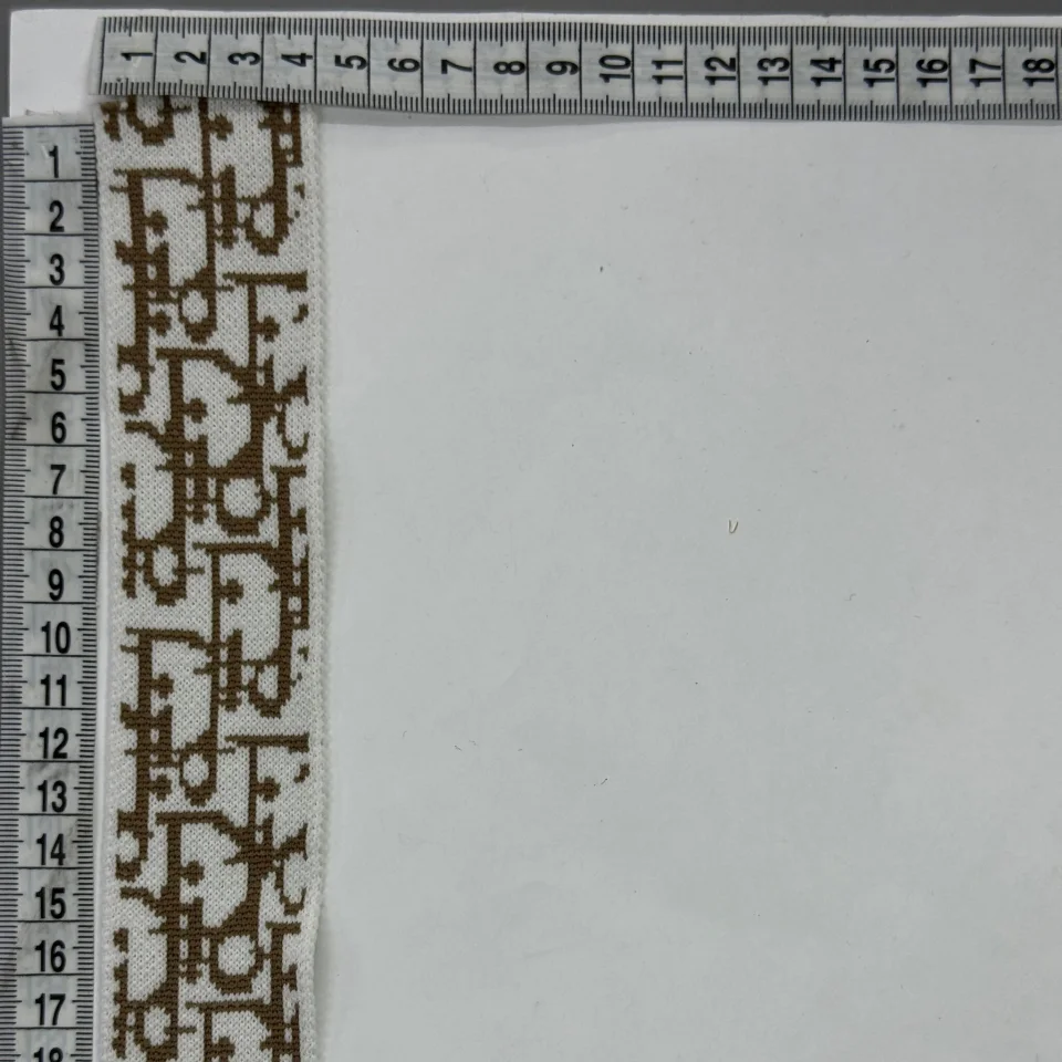 Лампас трикотажний D#2 4 см (50 м), C:1 світло бежевий