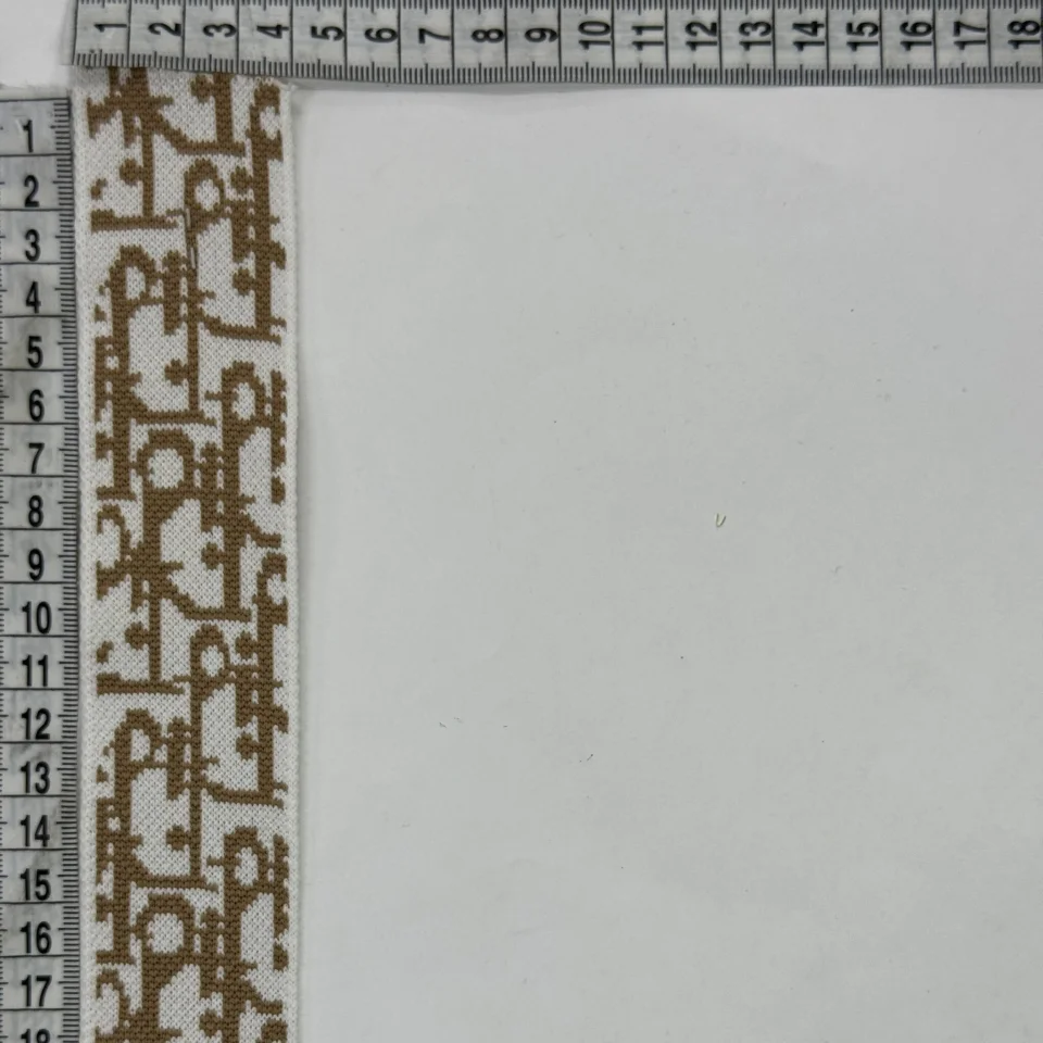 Лампас трикотажний D#2 4 см (50 м), C:2 темно бежевий