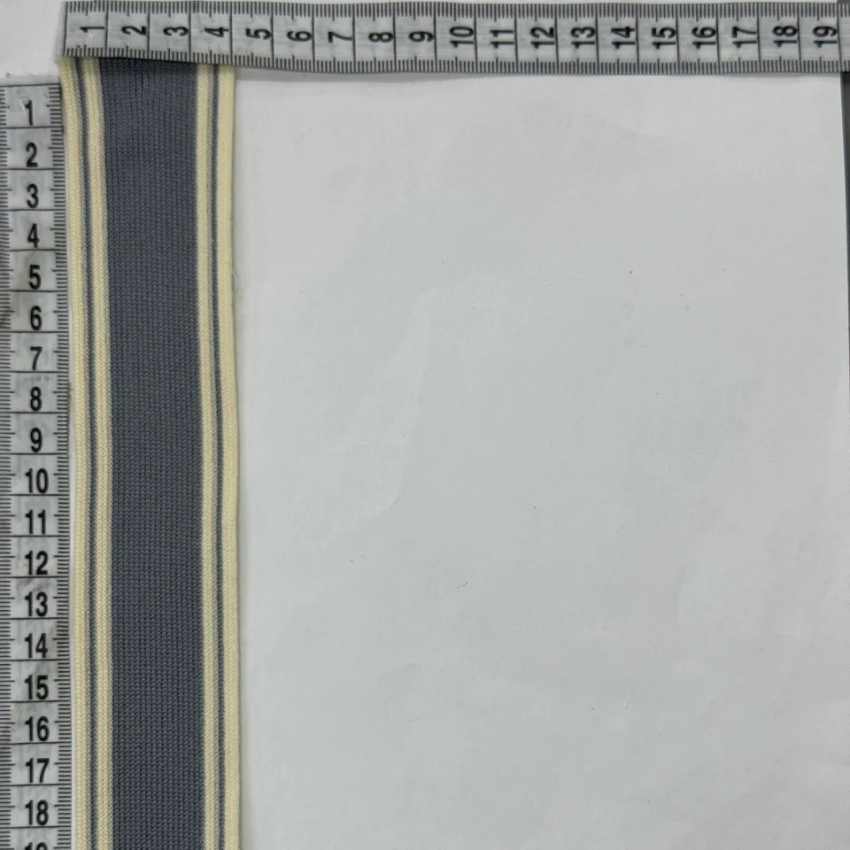 Лампас трикотажний D#5-1 4 см (50 м), C:5 світло сірий