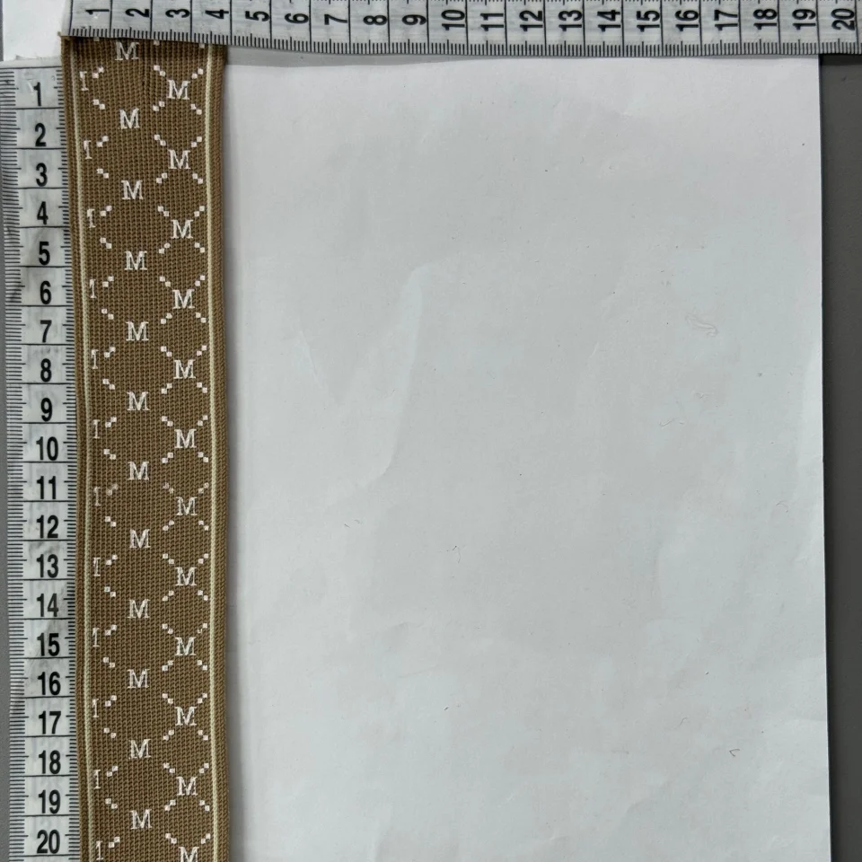 Лампас трикотажний D#7 M 4 см (50 м) , C:1 світло бежевий