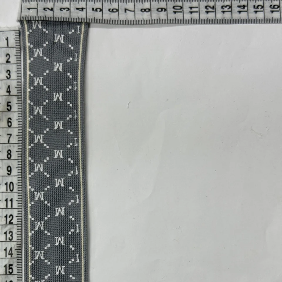 Лампас трикотажний D#7 M 4 см (50 м) , C:5 світло сірий