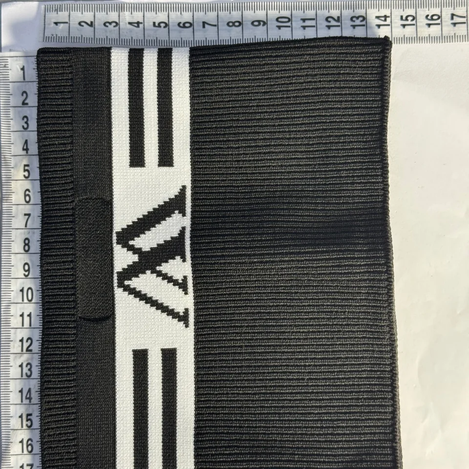 Пояс трикотажний довяз W (14 см*90 см), чорний