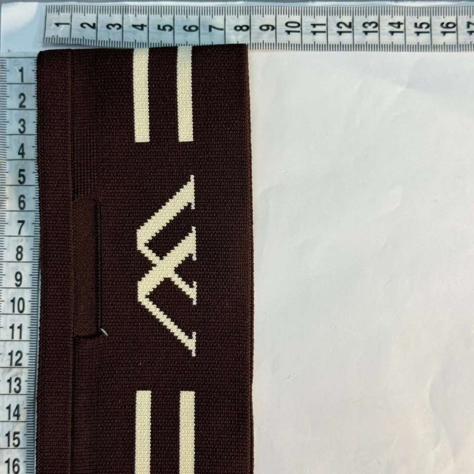 Пояс трикотажний довяз W (8.5 см*90 см), коричневий