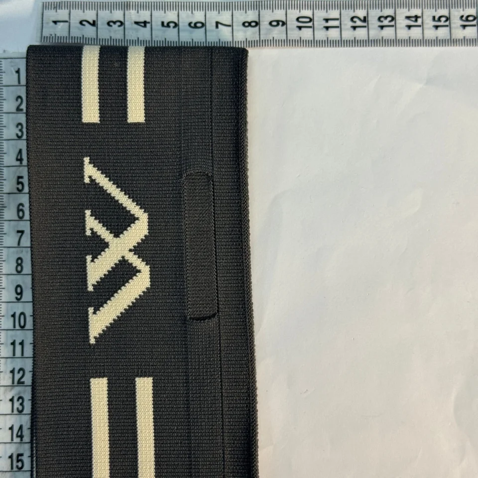 Пояс трикотажний довяз W (8.5 см*90 см), темний сірий