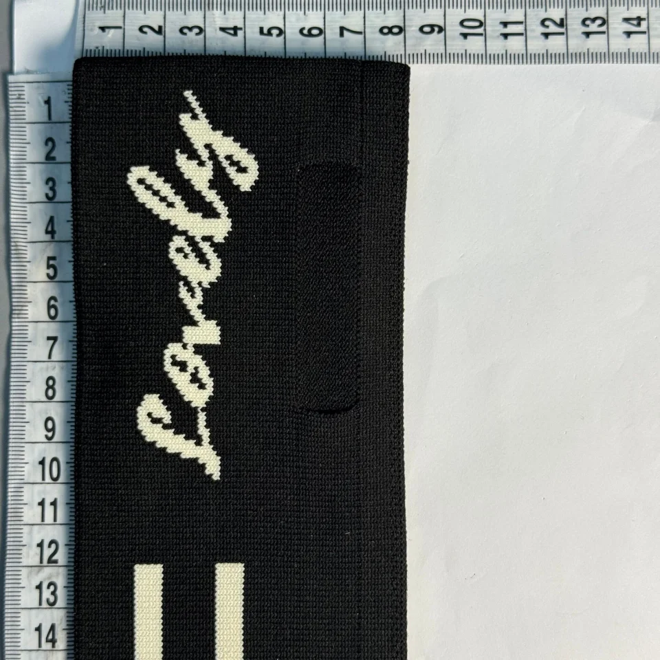 Пояс трикотажний довяз Lovely (8.5 см*90 см), чорний