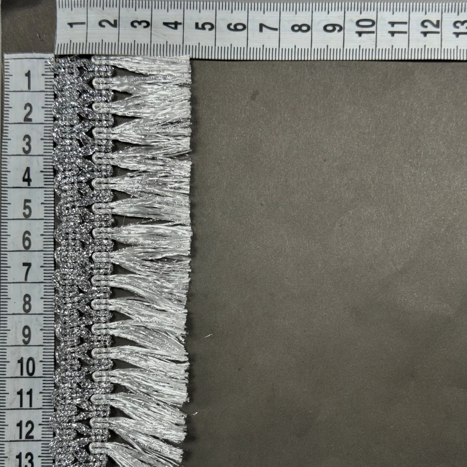 Тасьма люрекс 11193 (20 ярдів/18,28 м.), срібло