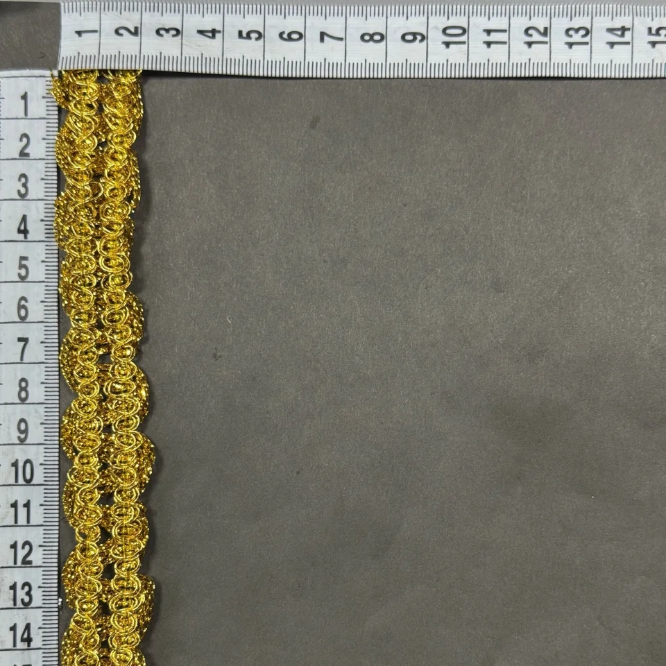 Тасьма люрекс 10771 (20 ярдів/18,28 м.), золото