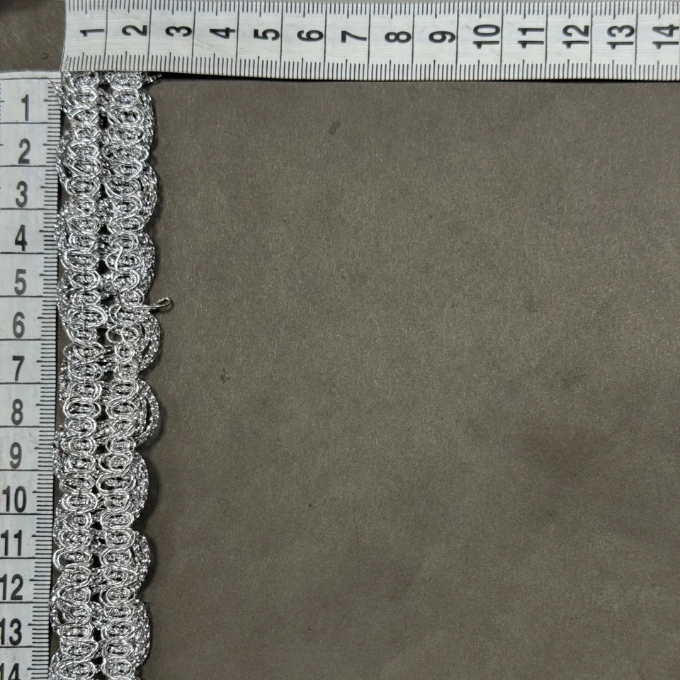 Тасьма люрекс 10771 (20 ярдів/18,28 м.), срібло