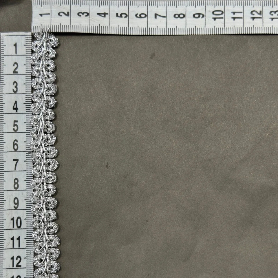 Тасьма люрекс 8796 (20 ярдів/18,28 м.), срібло