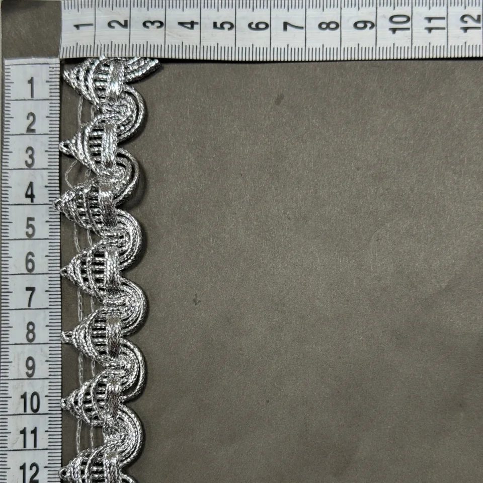 Тасьма люрекс 9310 (20 ярдів/18,28 м.), срібло