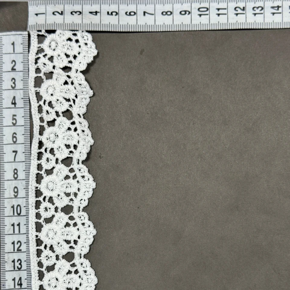 Мереживо поліестер 9029 4 см.(15 ярдів/13.5 м.), білий