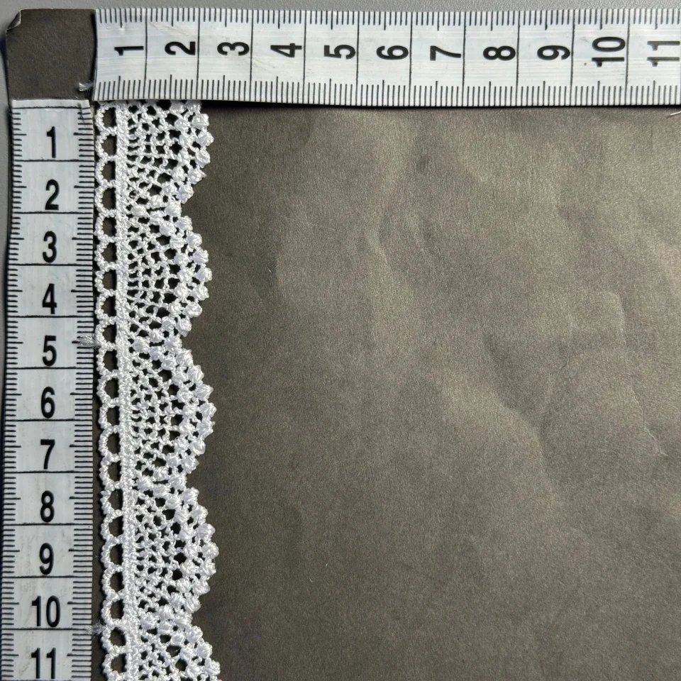 Мереживо поліестер ВВ104794b (30 ярдів/27.3 м.), білий