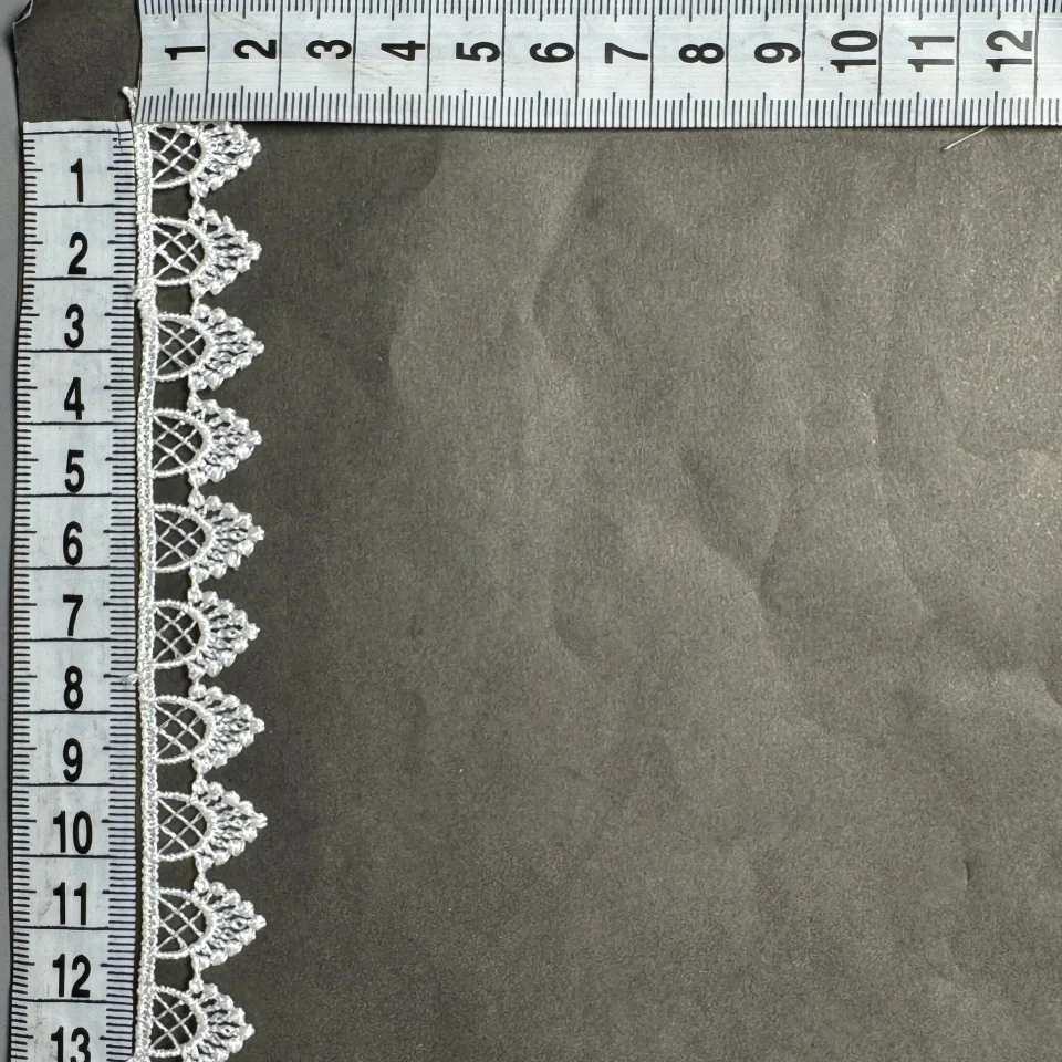 Мереживо поліестер ВВ104793 2 см.(30 ярдів/27.3 м.), теплий білий