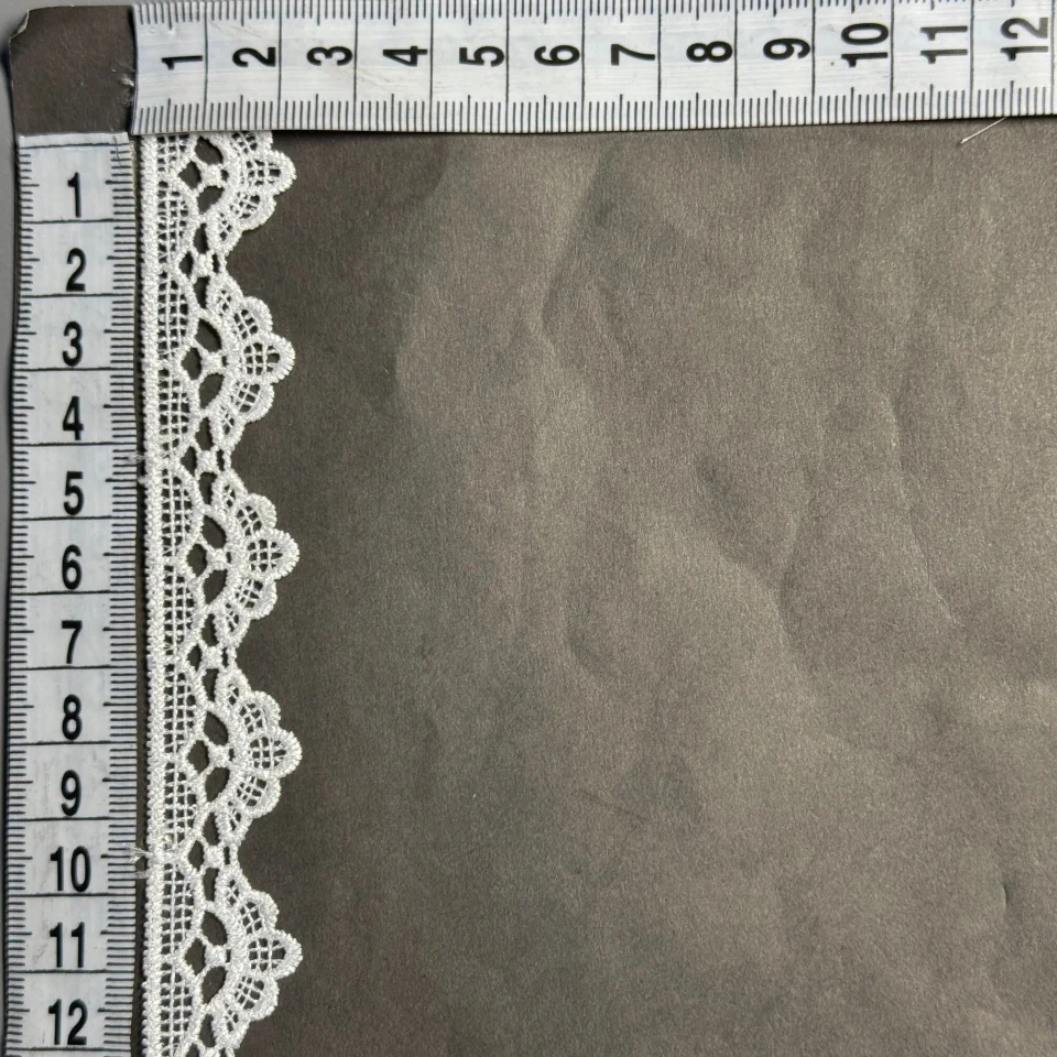 Мереживо поліестер ВВ104790 2 см.(30 ярдів/27.3 м.), теплий білий