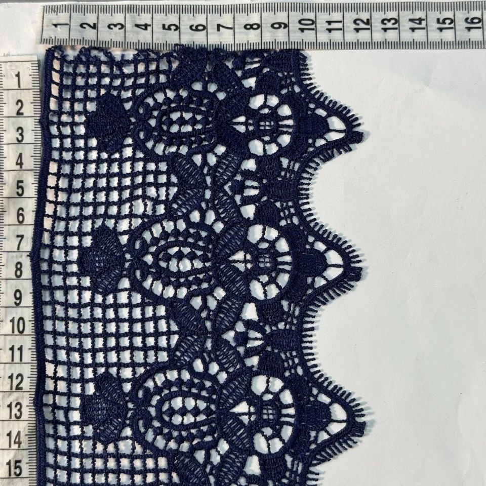 Мереживо поліестер 174 11,5 см.(19.5 метрів), синій