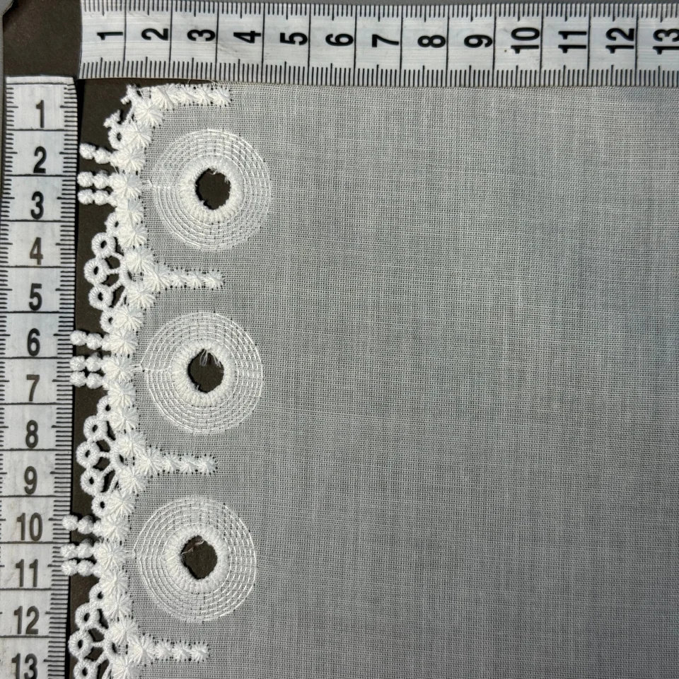 3D Мереживо прошва 0320803 15см. (46 ярдів/42,06 м.), натуральний
