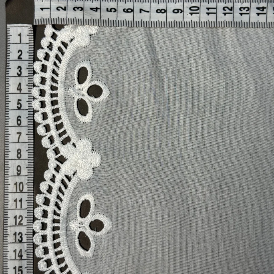 3D Мереживо прошва 0320811 (46 ярдів/42,06 м.), натуральний