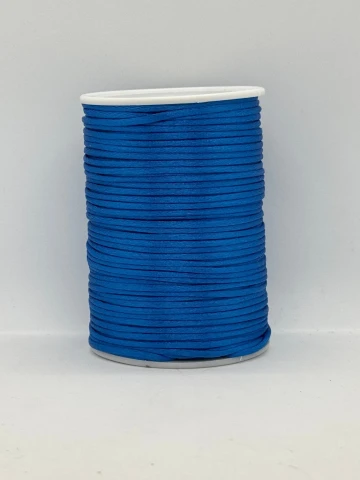 Атласная корсетная тесьма 2.3 мм (100 ярдов/91,44 м.), 45 синий бирюзовый